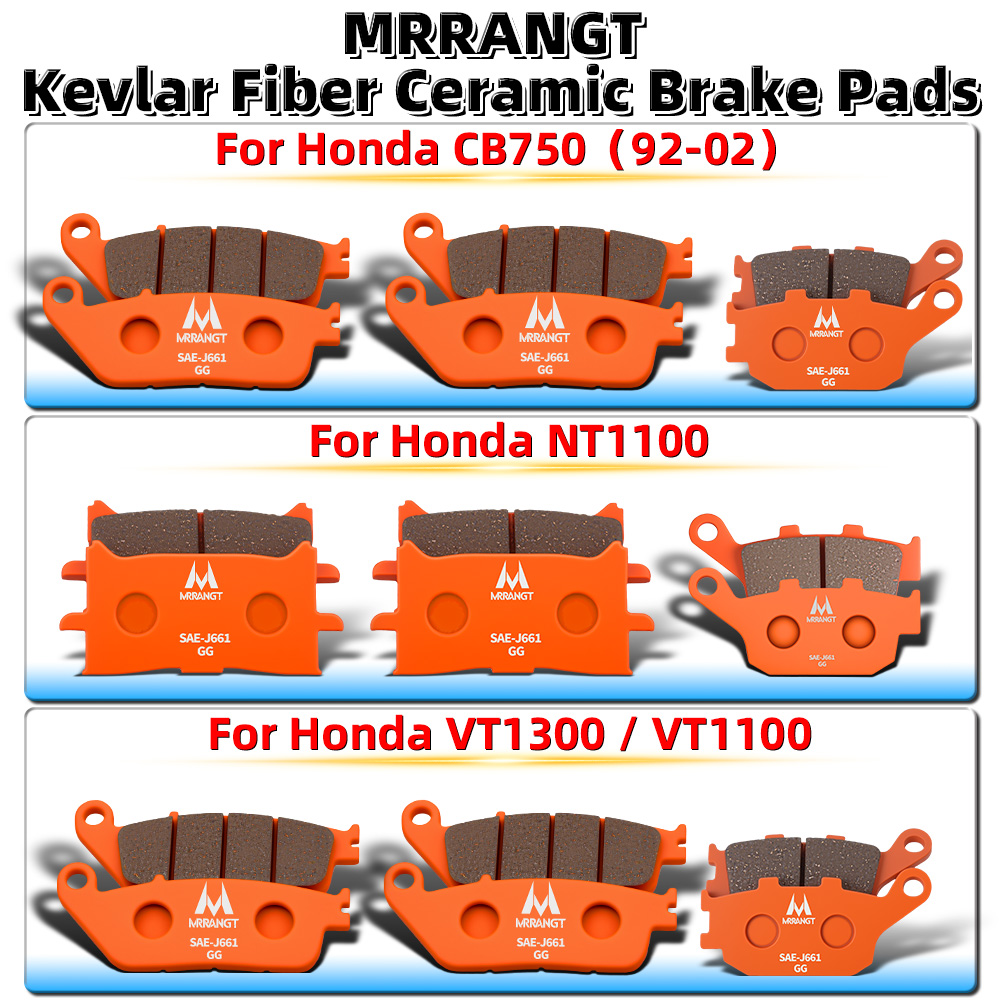 Carbon Ceramic Motorcycle Brake Rotor - MRRANGT Keramik-Bremsbeläge, passend für Honda CB750
